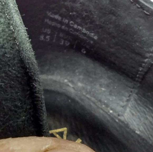 Black Suede Aldo "Tallo Shooties" l Stiletto l Size 8.5 l Genuine Leather - Picture 12 of 12